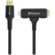 Verbatim Type-C to lightning 2-in-1 Cable 1.2M